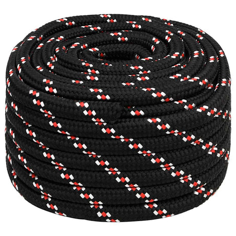 Vidaxl boottouw 20 mm 50 m polypropyleen zwart