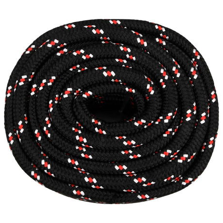 Vidaxl boottouw 20 mm 50 m polypropyleen zwart
