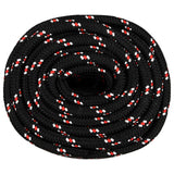 Vidaxl boottouw 20 mm 50 m polypropyleen zwart