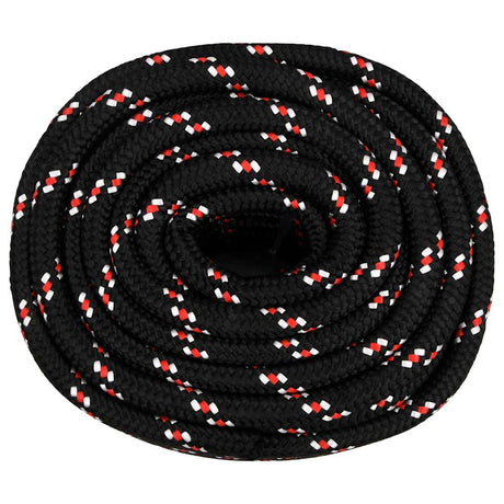 Vidaxl boottouw 20 mm 50 m polypropyleen zwart