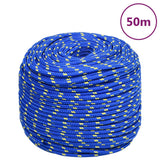 Vidaxl boot touw 6 mm 50 m polypropyleen blauw