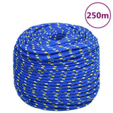 Vidaxl boottouw 8 mm 250 m polypropyleen blauw