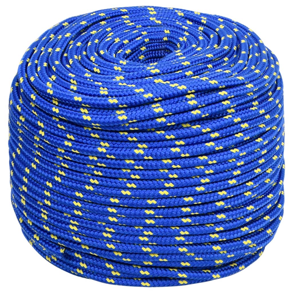 Vidaxl boottouw 8 mm 250 m polypropyleen blauw