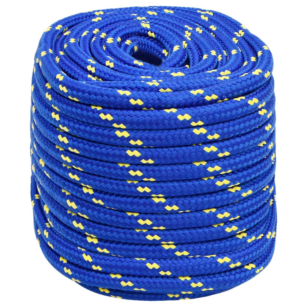 Vidaxl boottouw 16 mm 100 m polypropeen blauw