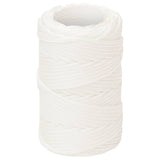 Vidaxl boottouw 2 mm 100 m polypropyleen volwit