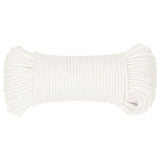 Vidaxl boottouw 3 mm 100 m polypropyleen volwit