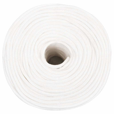 Vidaxl boottouw 6 mm 100 m polypropyleen volwit