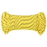 Vidaxl boottouw 5 mm 25 m polypropyleen geel
