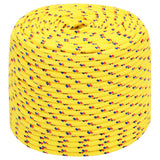 Vidaxl boottouw 6 mm 250 m polypropyleen geel