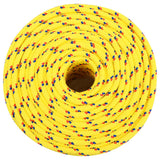 Vidaxl boottouw 8 mm 50 m polypropyleen geel