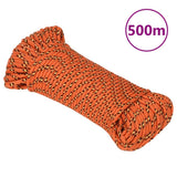 Vidaxl boottouw 4 mm 500 m polypropyleen oranje