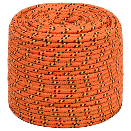 VidaXL Boottouw 6 mm 25 m polypropyleen oranje