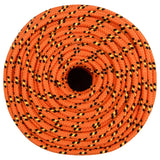 VidaXL Boottouw 6 mm 100 m polypropyleen oranje