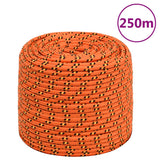 VidaXL Boottouw 6 mm 250 m polypropyleen oranje