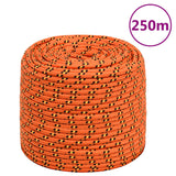 Vidaxl boottouw 6 mm 250 m polypropyleen oranje