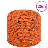 Vidaxl boottouw 8 mm 25 m polypropyleen oranje