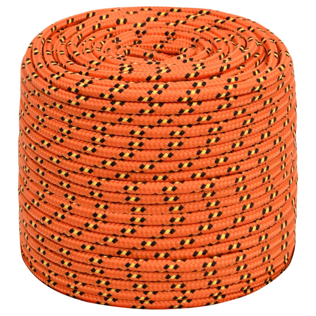 VidaXL Boottouw 8 mm 500 m polypropyleen oranje