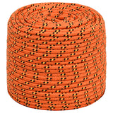 Vidaxl boottouw 10 mm 100 m polypropyleen oranje