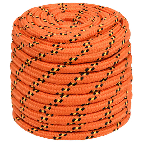 Vidaxl boottouw 16 mm 50 m polypropyleen oranje