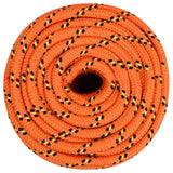 VidaXL Boottouw 18 mm 100 m polypropyleen oranje