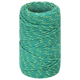 Vidaxl boottouw 2 mm 250 m polypropyleen groen