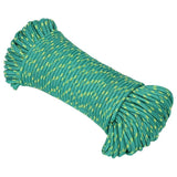 Vidaxl boottouw 3 mm 25 m polypropyleen groen