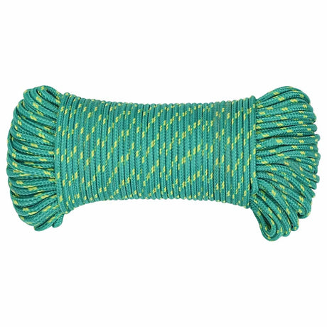 Vidaxl boottouw 5 mm 500 m polypropyleen groen