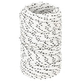 Vidaxl boottouw gevlochten 2 mmx50 m polyester wit