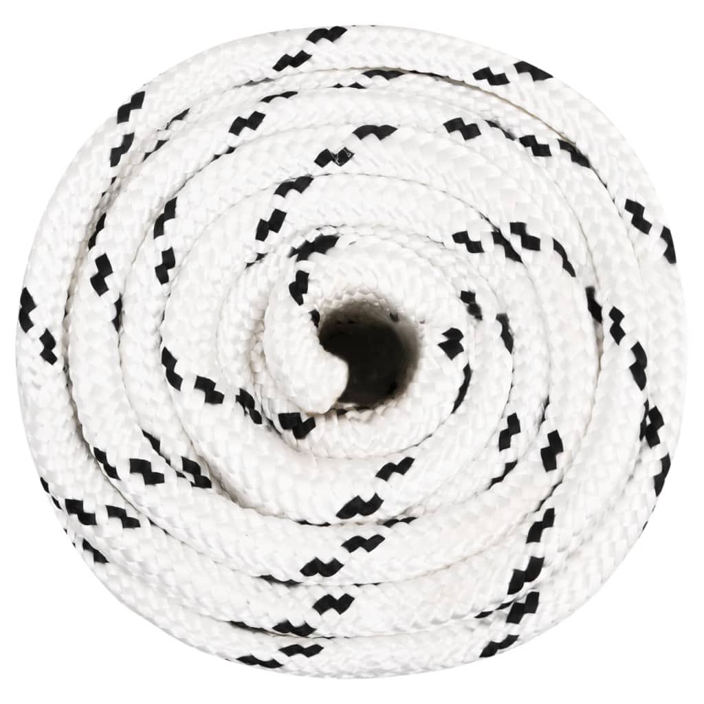 VidaXL Werktouw 18 mm 50 m polyester wit