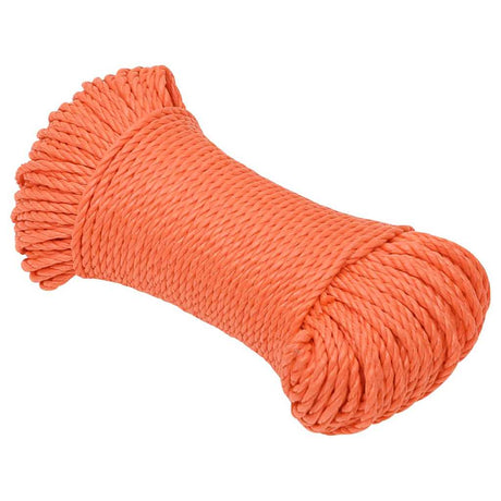 Vidaxl werktouw 3 mm 25 m polypropeen oranje