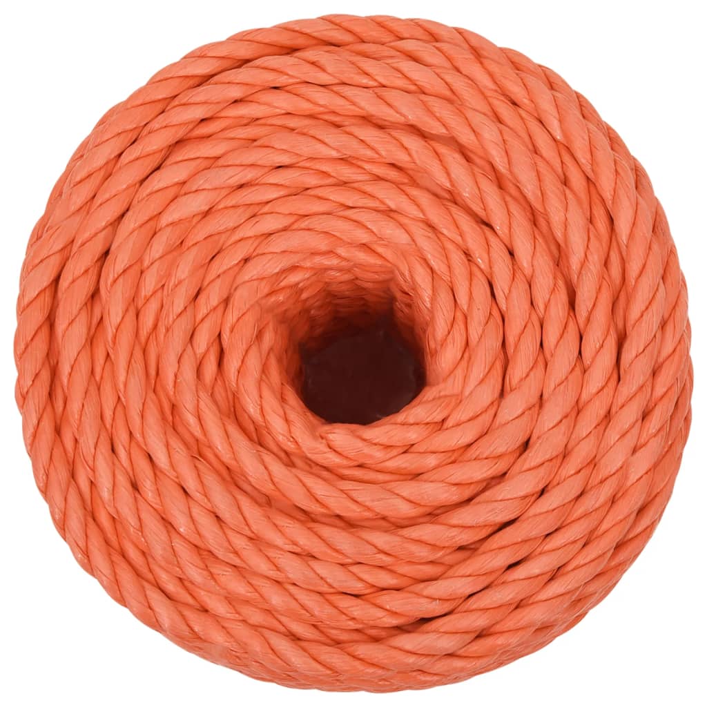 VidaXL Werktouw 10 mm 50 m polypropeen oranje