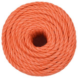 Vidaxl werktouw 24 mm 100 m polypropeen oranje