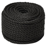 Vidaxl werktouw 14 mm 50 m polypropeen zwart