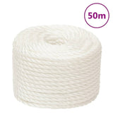 Vidaxl werktouw 24 mm 50 m polypropeen wit
