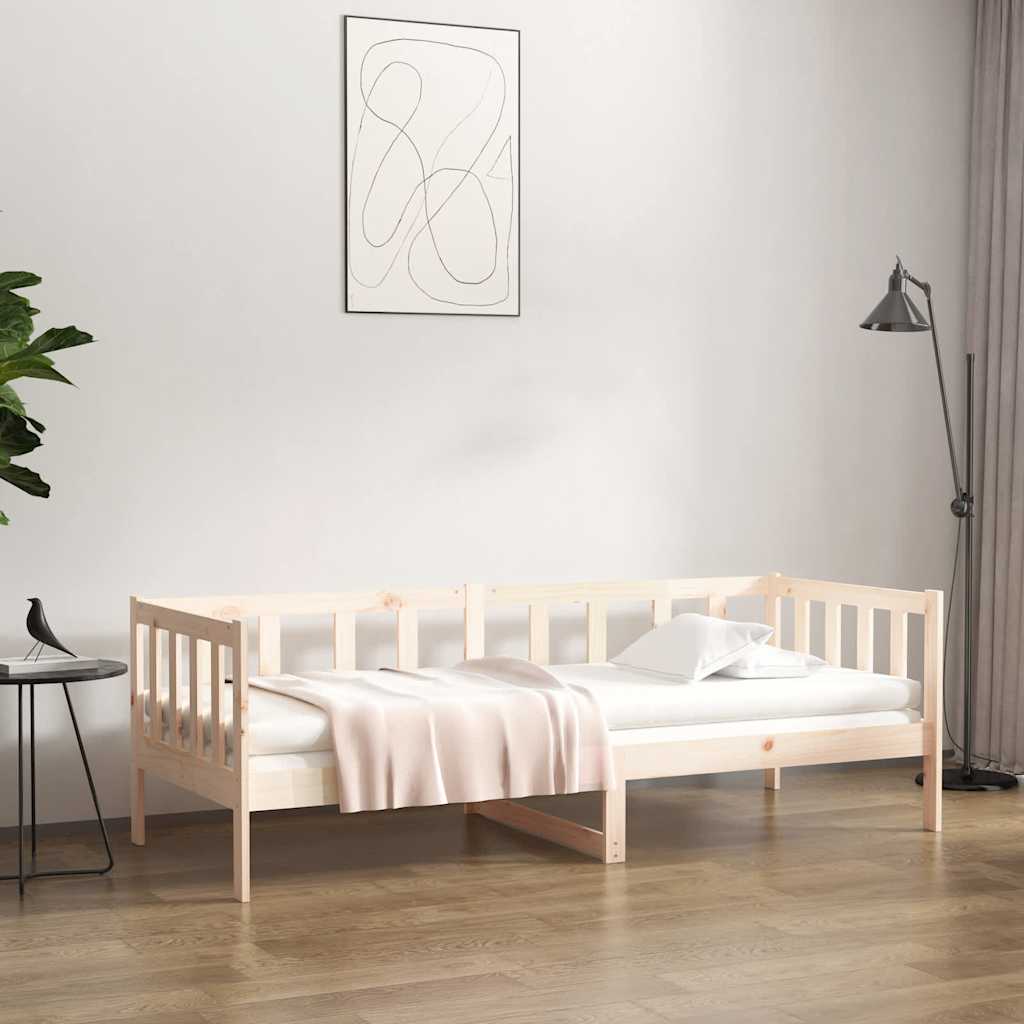 Vidaxl slaapbank zonder matras 80x200 cm massief grenenhout