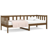 Vidaxl slaapbank 80x200 cm massief grenenhout honingbruin