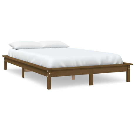 Vidaxl bedframe massief grenenhout honingbruin 140x200 cm