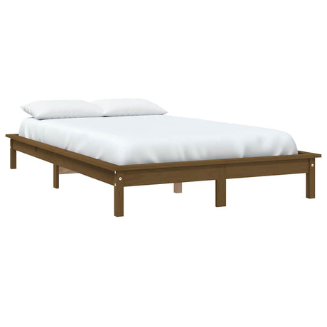 Vidaxl bedframe massief grenenhout honingbruin 140x200 cm