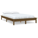 Vidaxl bedframe massief grenenhout honingbruin 200x200 cm