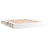 Vidaxl bedframe massief hout wit 200x200 cm