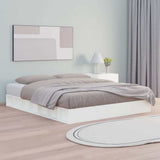 Vidaxl bedframe massief hout wit 160x200 cm