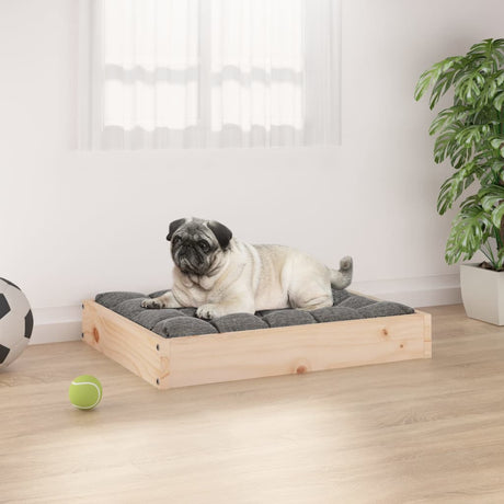 Vidaxl hondenmand 61,5x49x9 cm massief grenenhout
