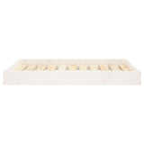 Vidaxl hondenmand 91,5x64x9 cm massief grenenhout wit