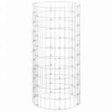 Vidaxl compostbak ø50x100 cm gegalvaniseerd staal