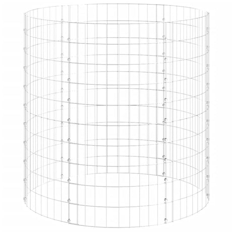 Vidaxl compostbak ø100x100 cm gegalvaniseerd staal