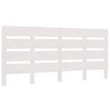 Vidaxl hoofdbord 120x3x80 cm massief grenenhout wit