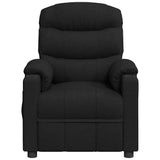 Vidaxl massagestoel stof zwart