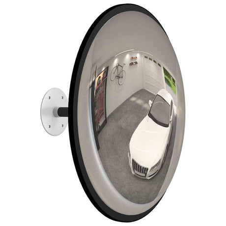 Vidaxl binnen verkeersspiegel convex zwart ø40 cm acryl