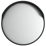 Vidaxl buiten convex verkeersspiegel zwart ø60 cm polycarbonaat