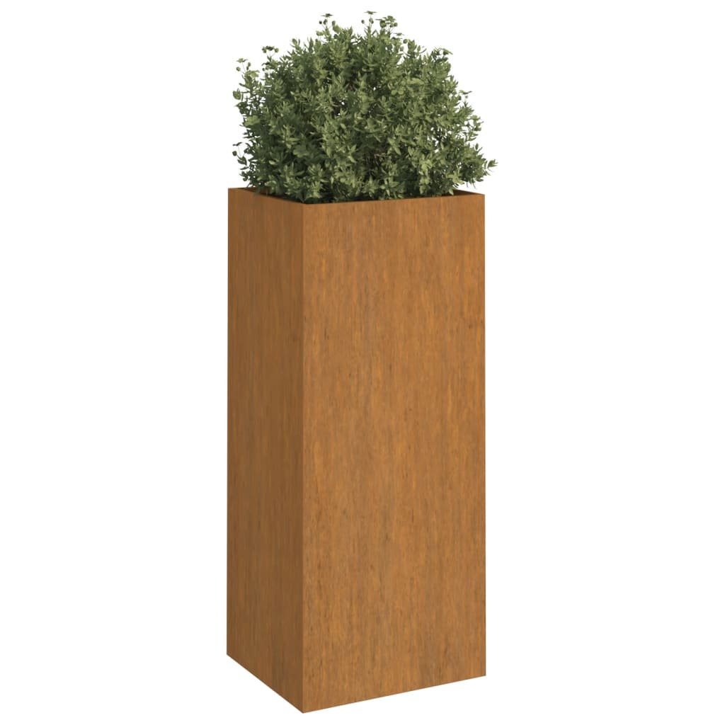 Vidaxl plantenbak 32x29x75 cm cortenstaal